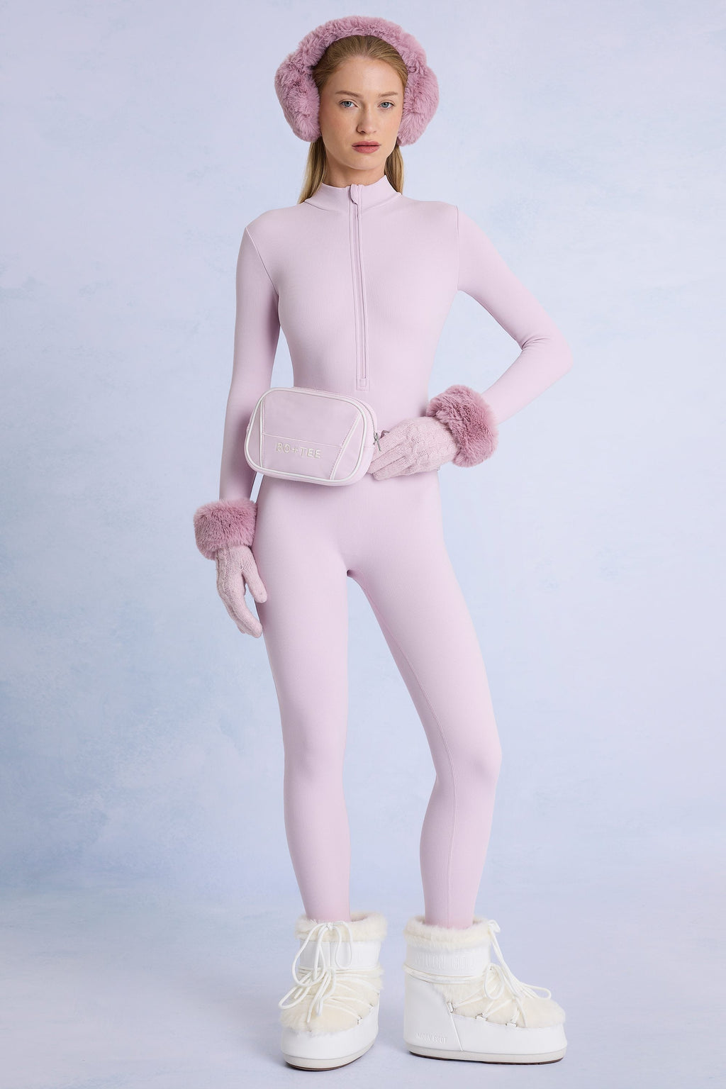 Waterproof Multiway Ski Bag in Powder Pink