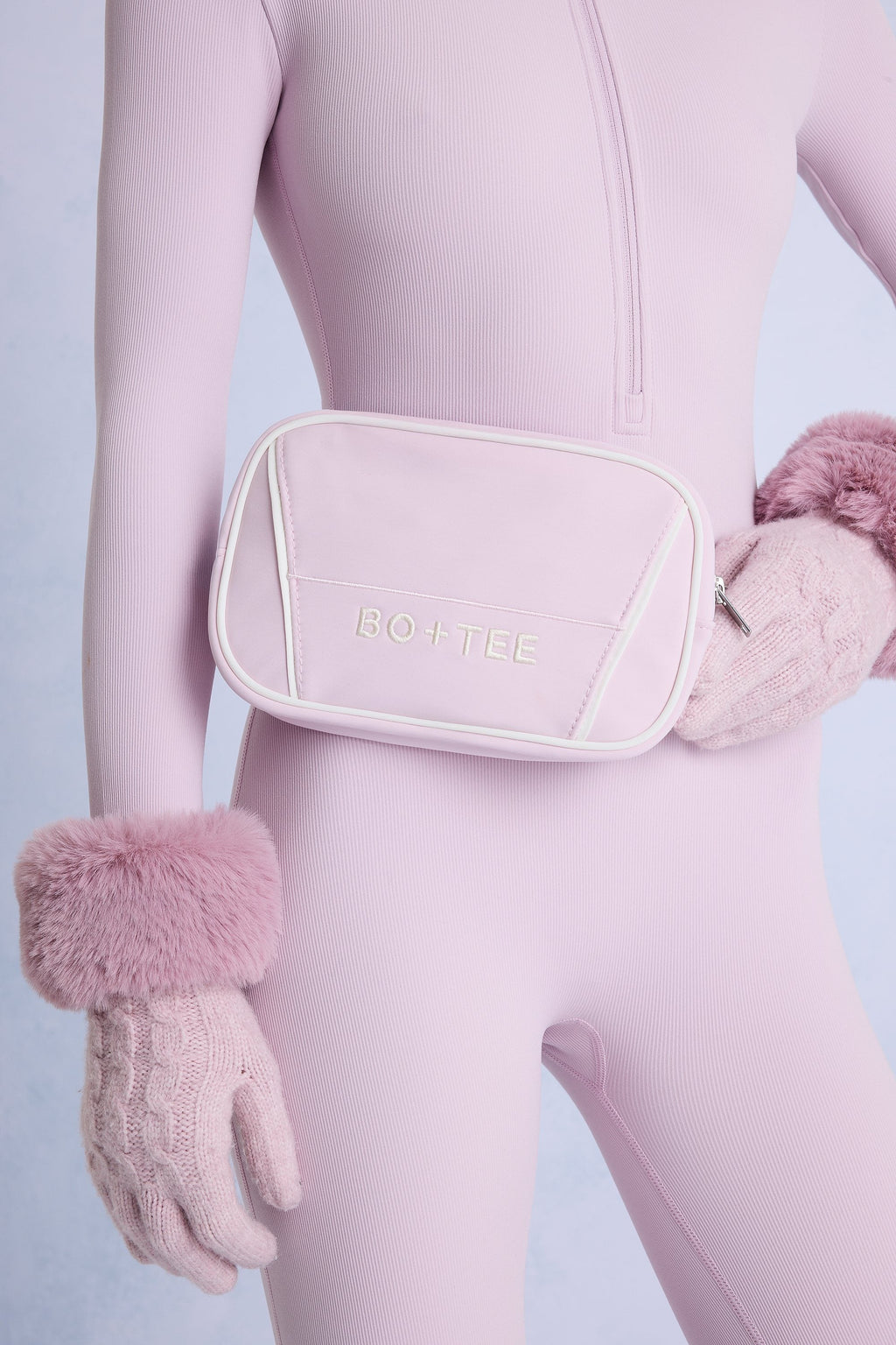 Waterproof Multiway Ski Bag in Powder Pink