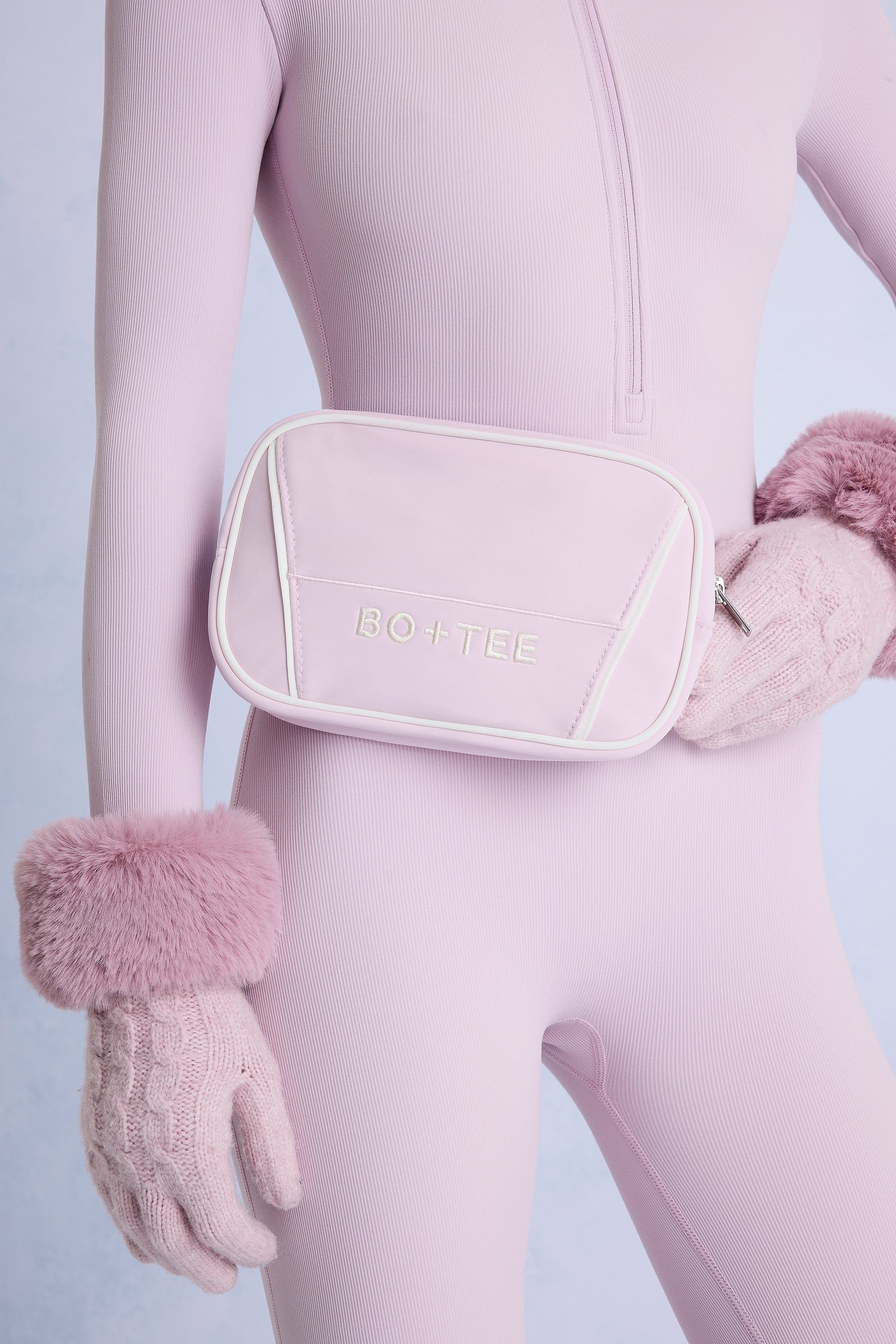 Waterproof Multiway Ski Bag in Powder Pink